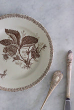 Load image into Gallery viewer, Antique French Transferware Plate with Strawberries

