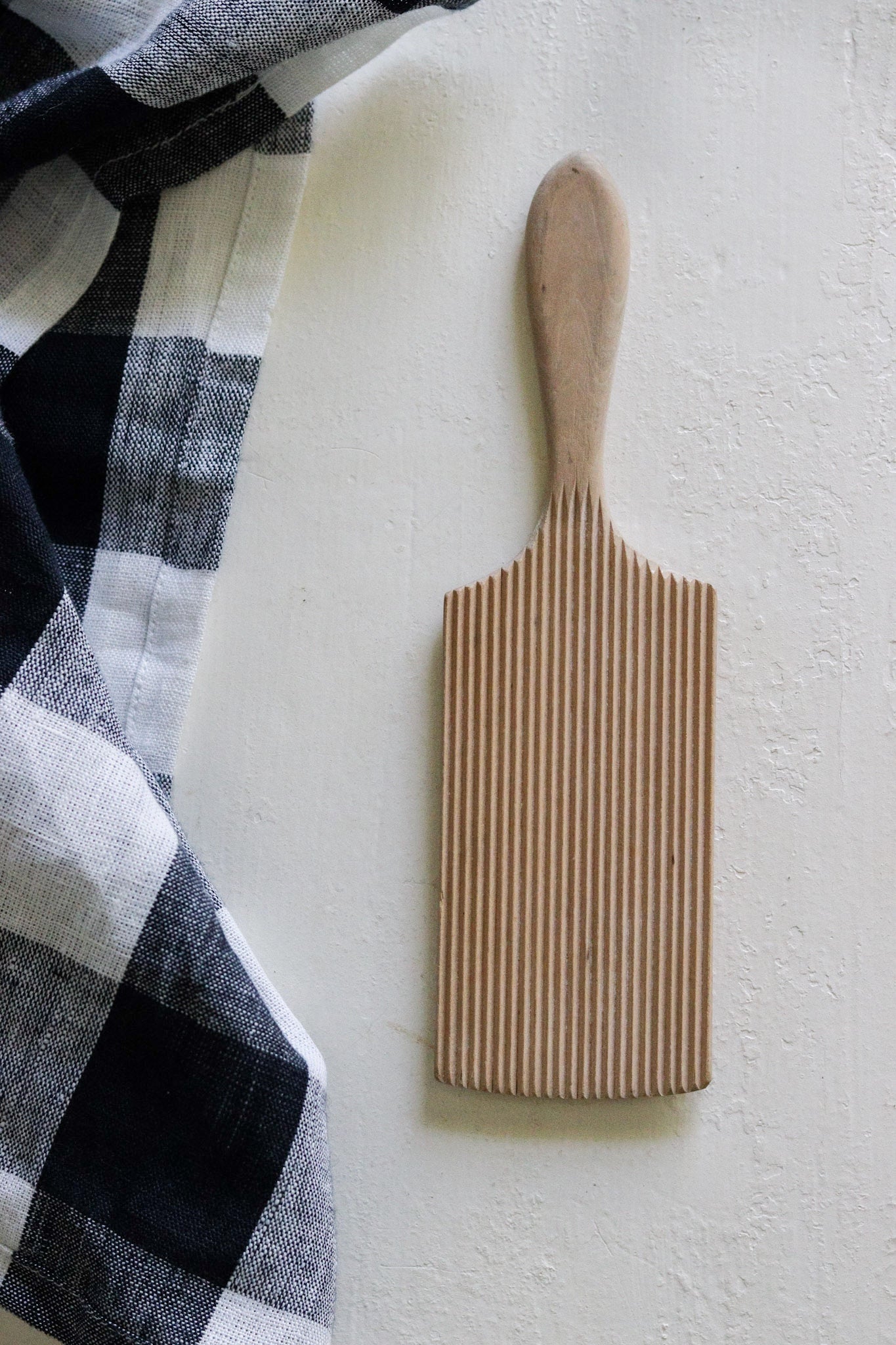 Vintage English Wooden Butter Pat