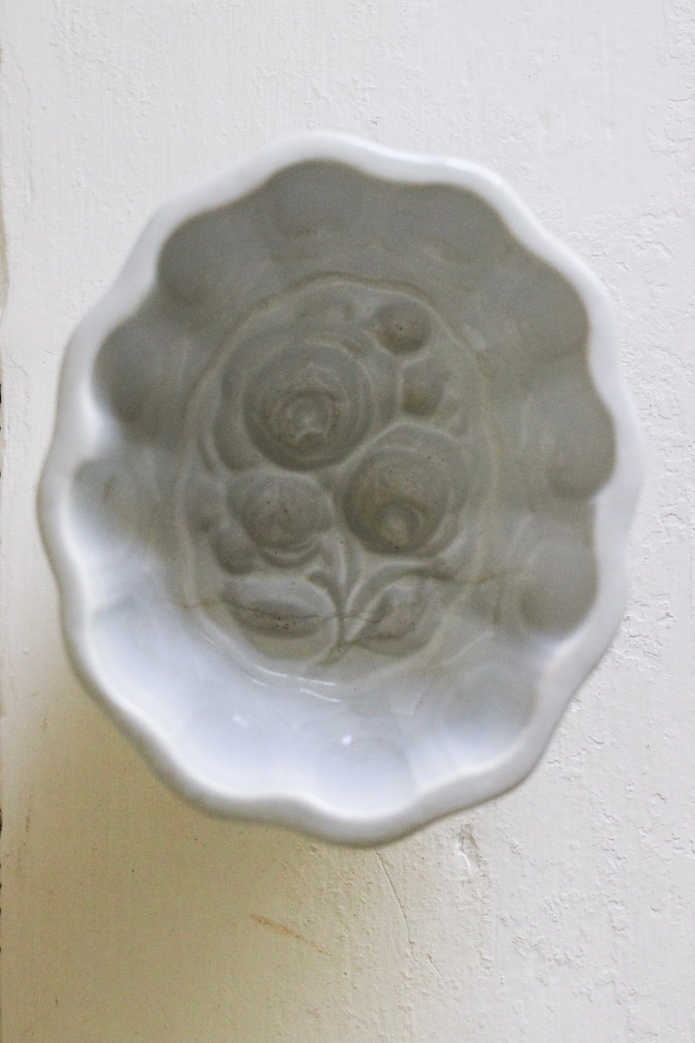 Vintage English Mold with Rose - Please read Description