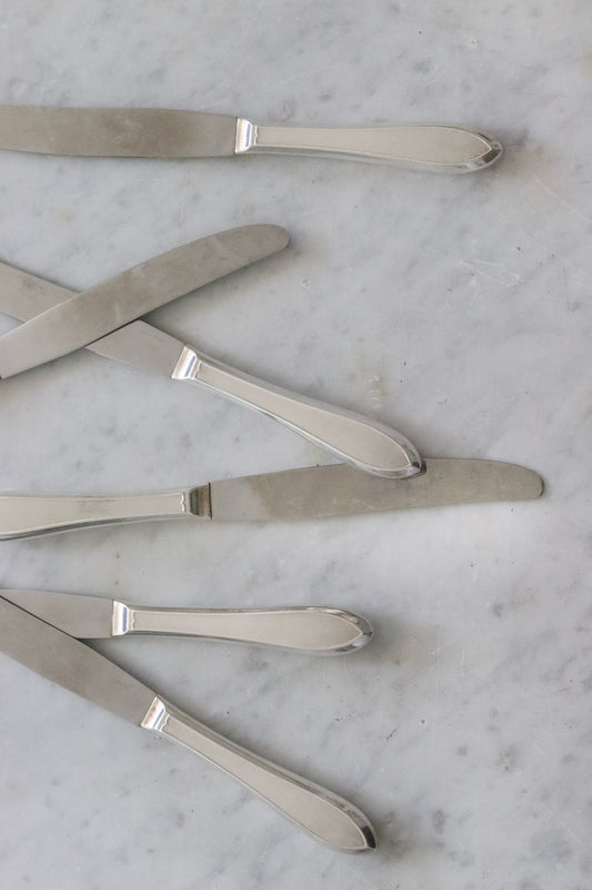 Vintage Silver Plated Knives - Set of Six