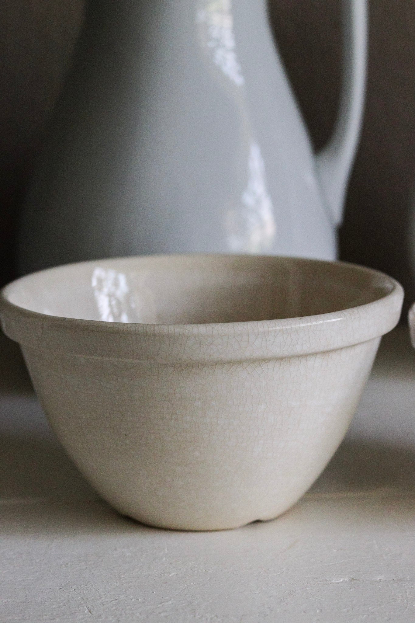 Pair of Vintage English Pudding Bowls No.4