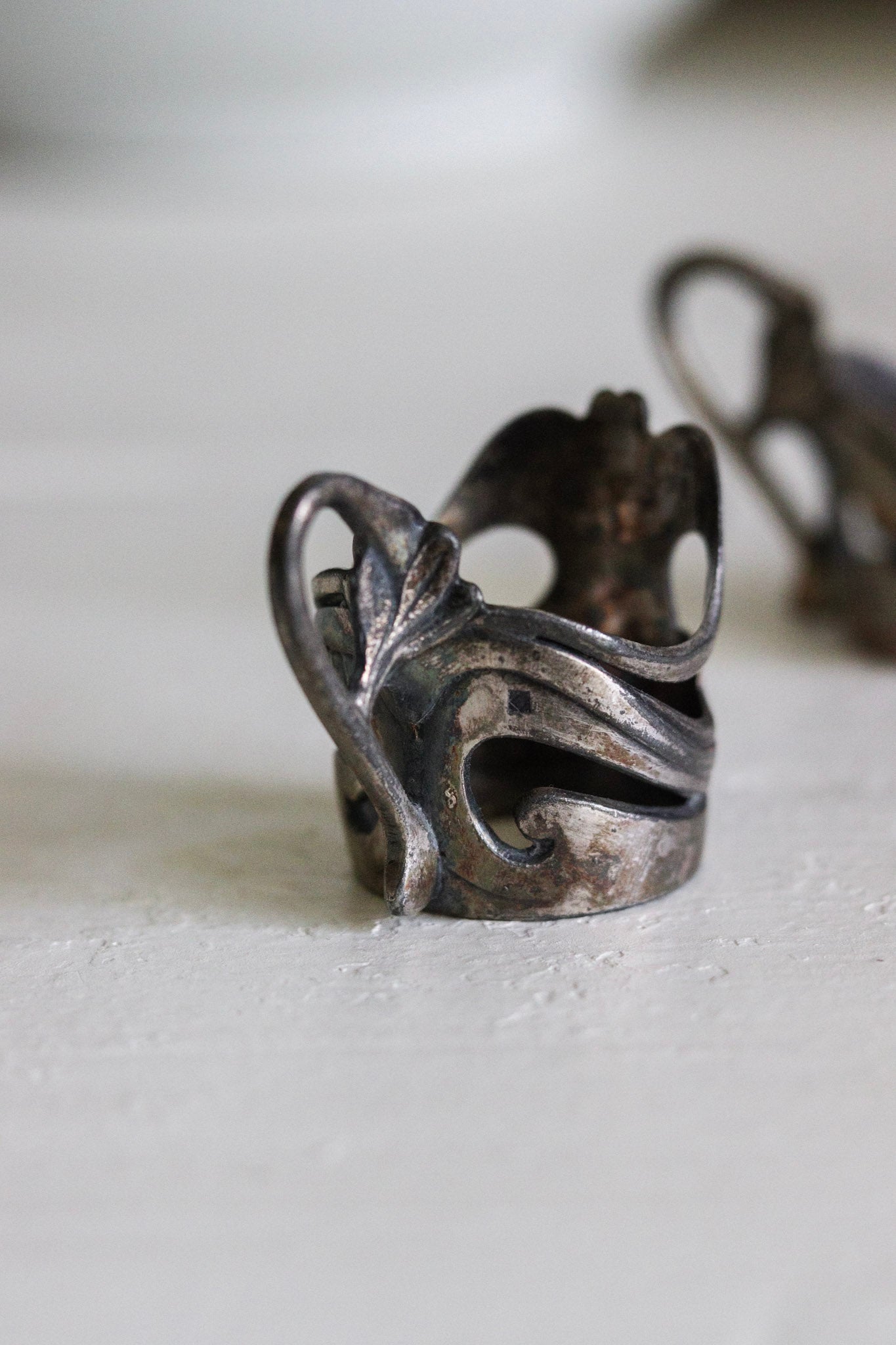 Antique Silver Plated Liquor Glass Holder
