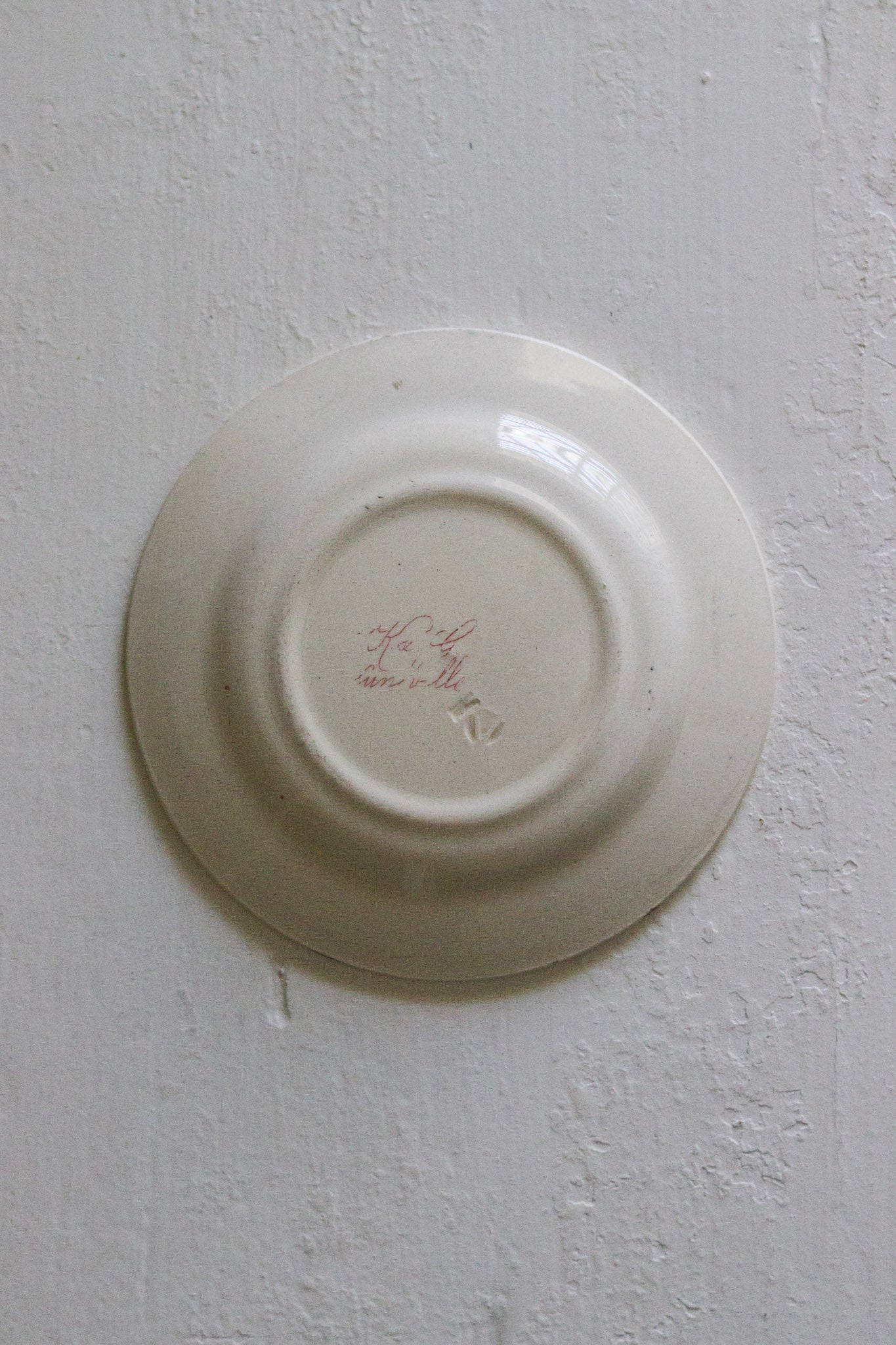 Antique French Transferware Child's Dînette Plate with Pheasant