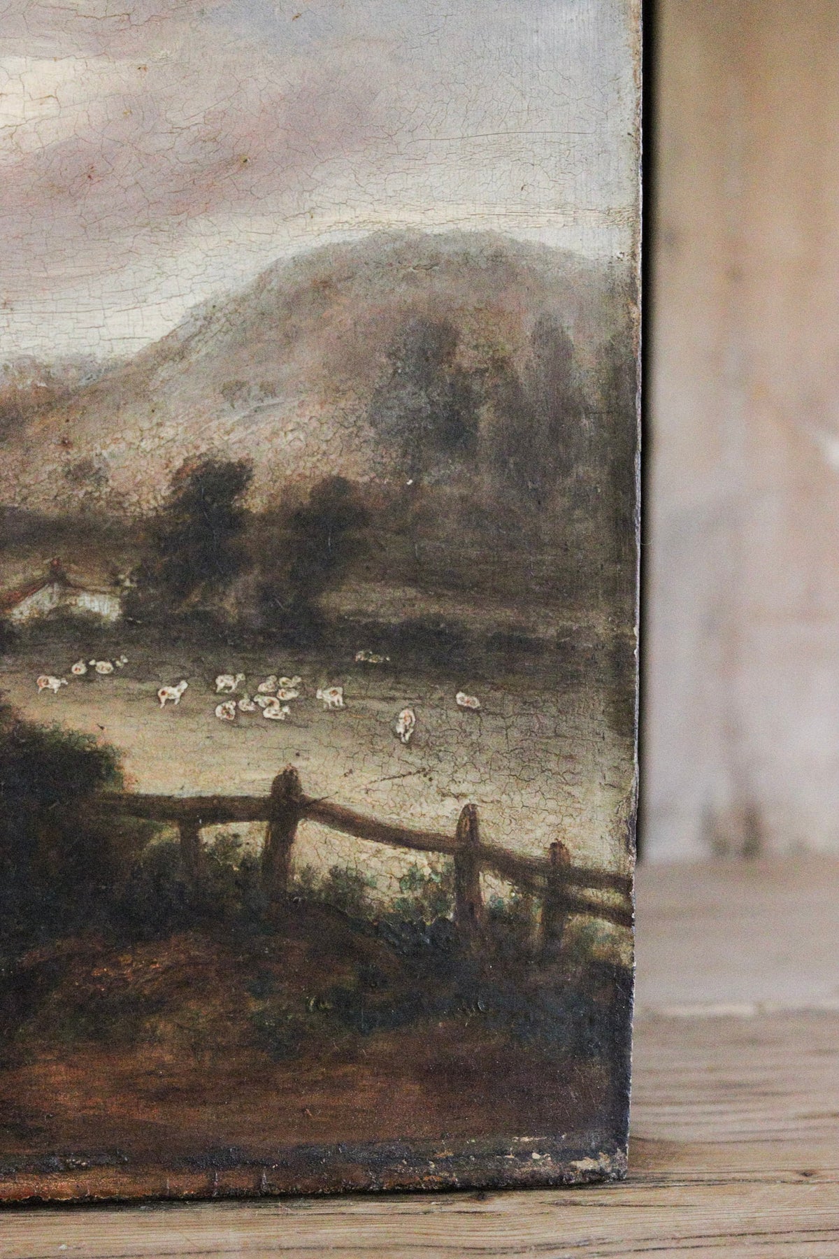 Pastures Beyond the Cottage Oil Painting