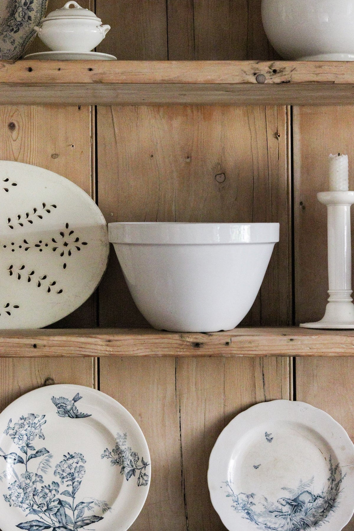 Large Vintage English Pudding Bowl