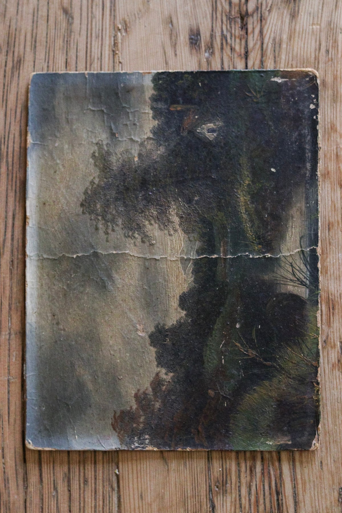 The River Cottage Oil Painting