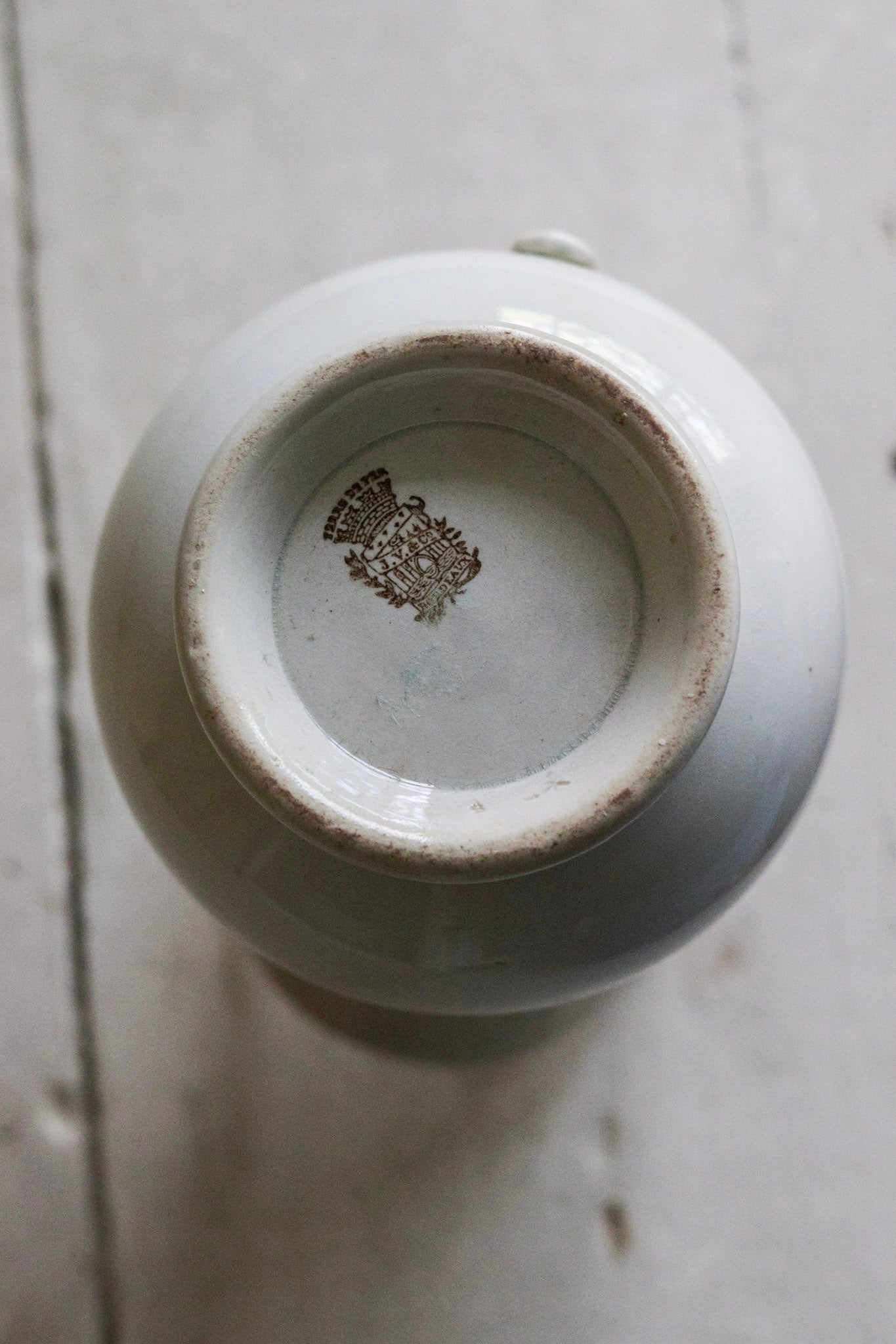 Antique French Ironstone Pitcher