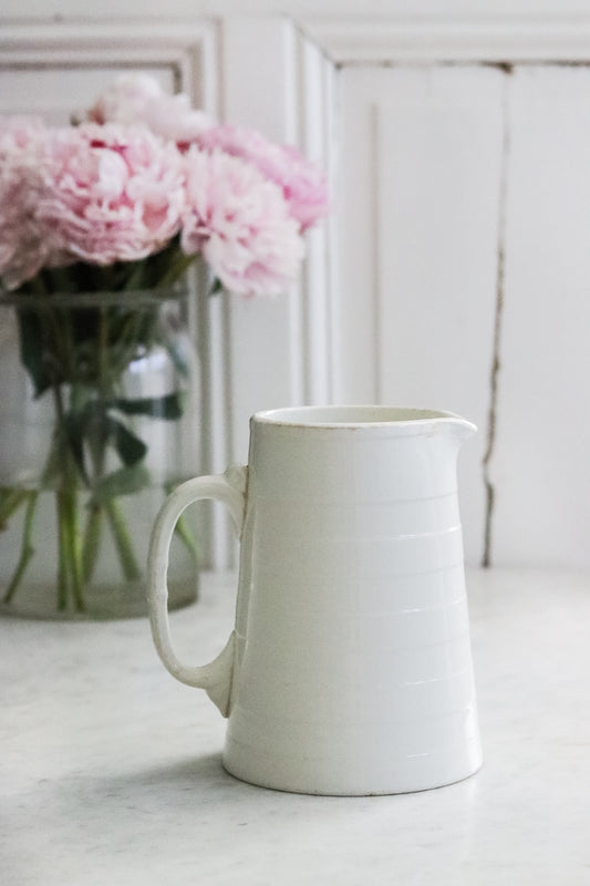 Antique Banded English Pitcher