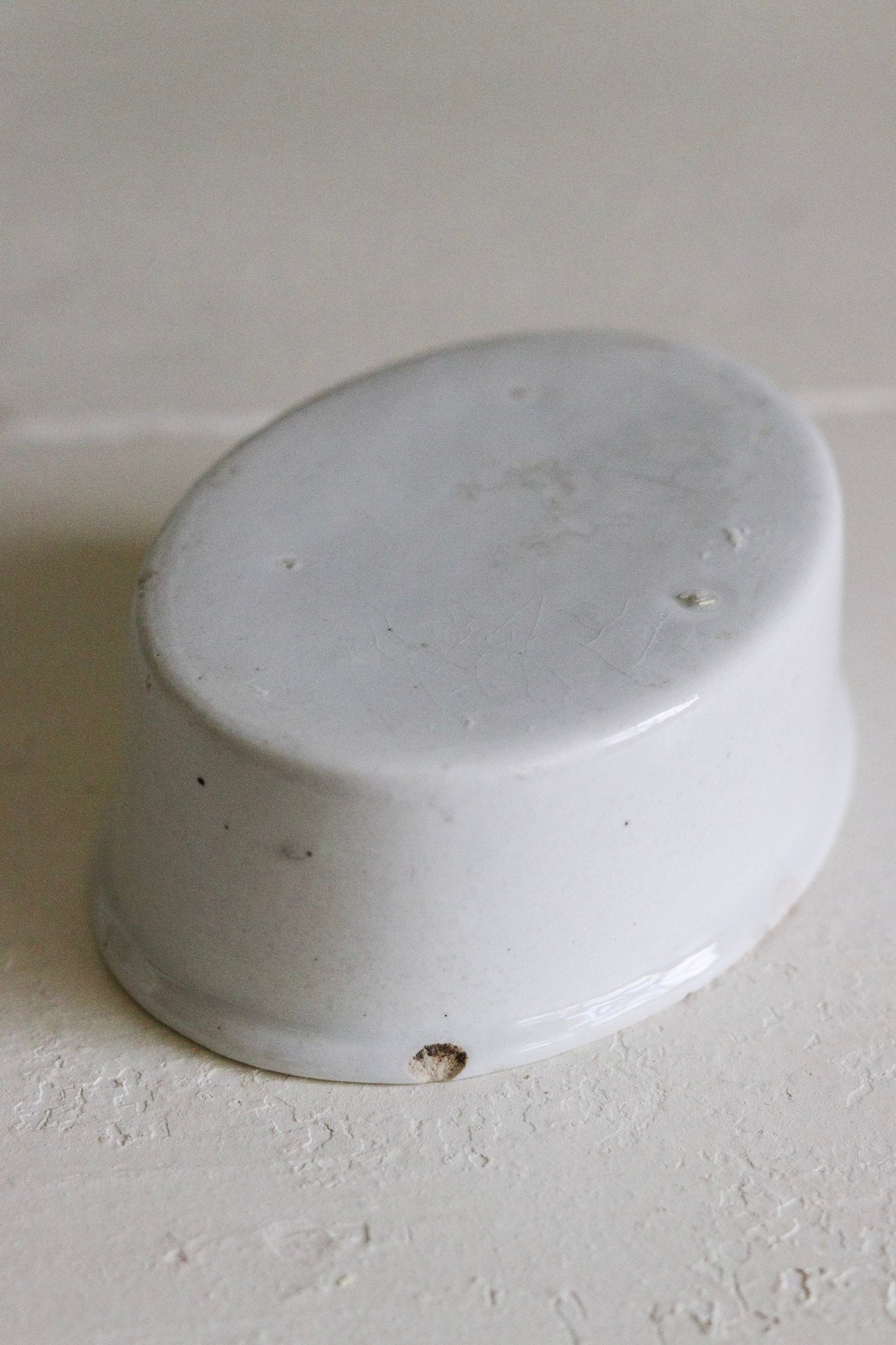 Antique English Ironstone Butter Dish