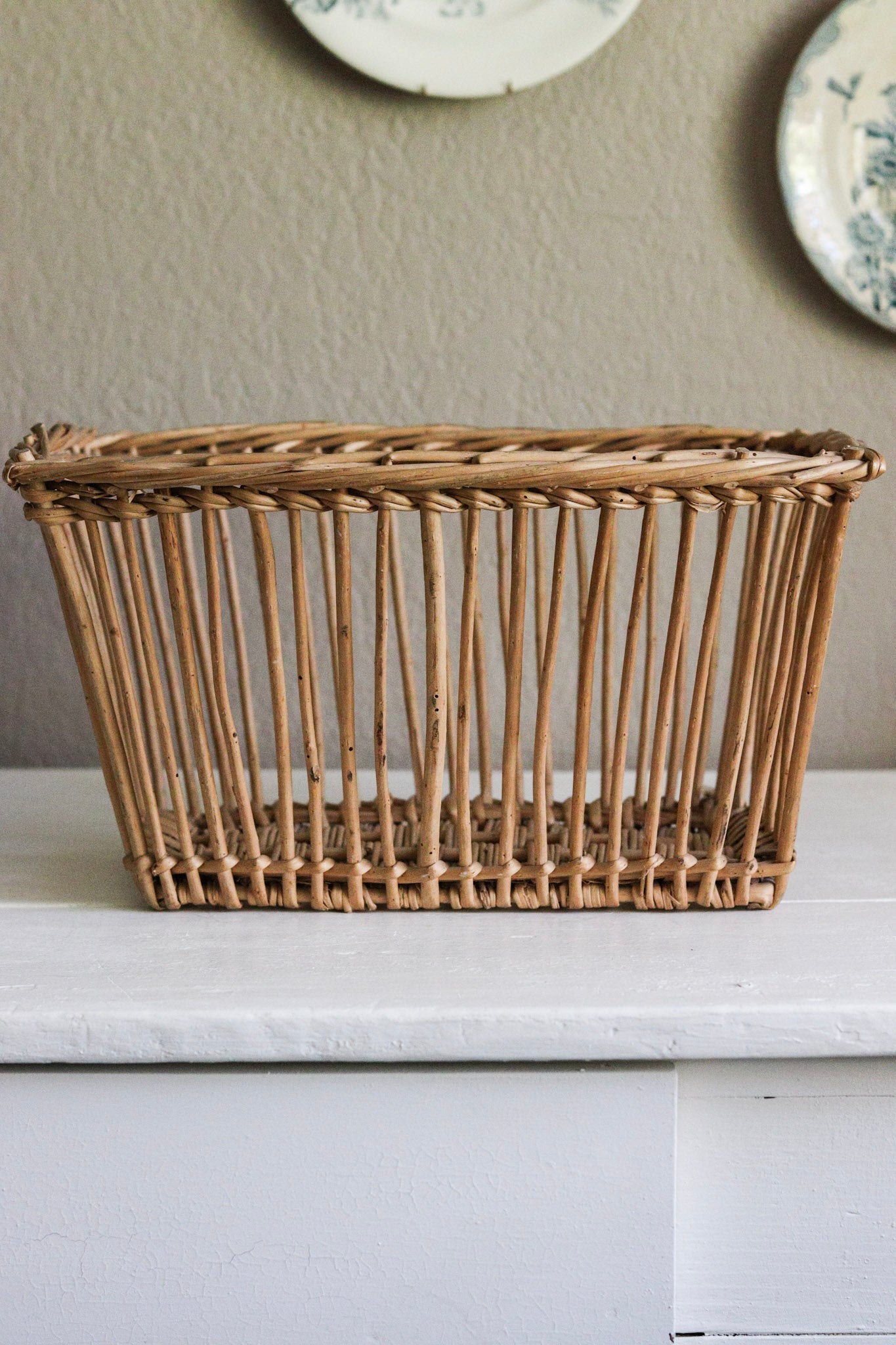 Petite Vintage French Boulangerie Basket