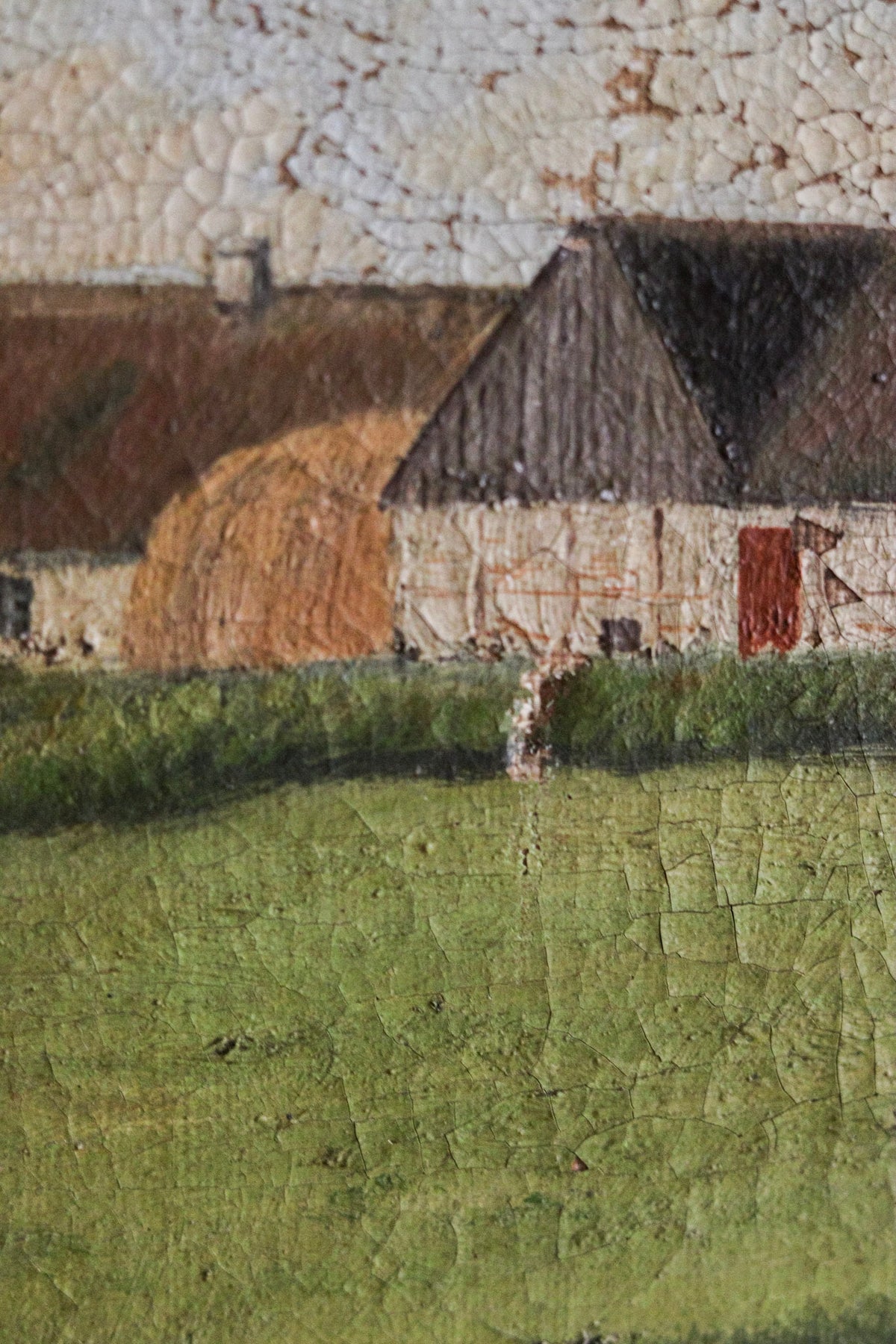 Antique English Landscape Dated 1915