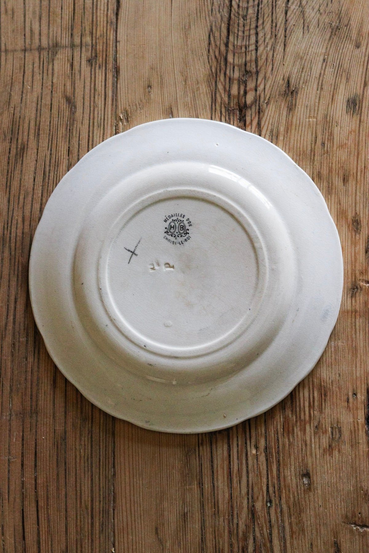 Antique French Transferware Plate