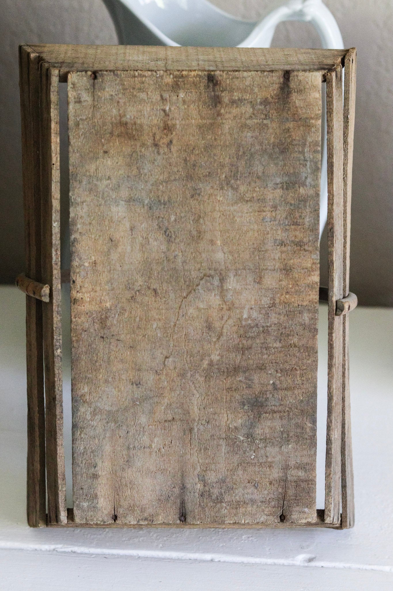 Rustic Vintage French Trug No.1