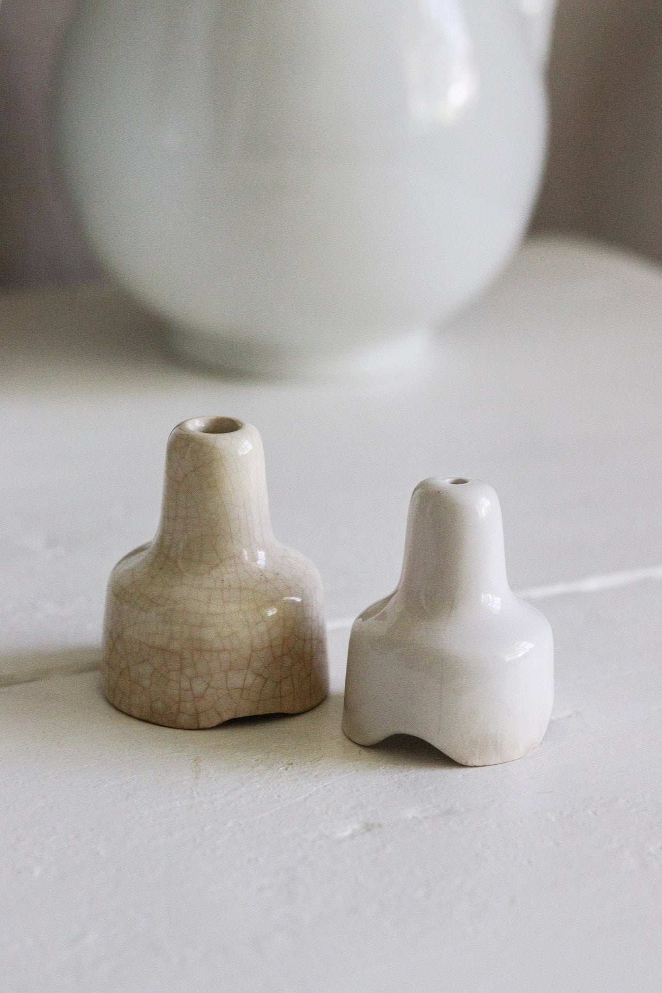 Pair of Vintage English Pie Funnels No.2