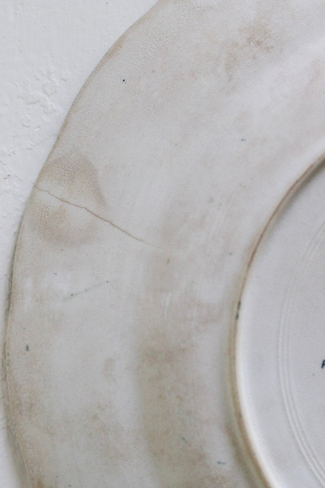 Antique Transferware Plate with The White House