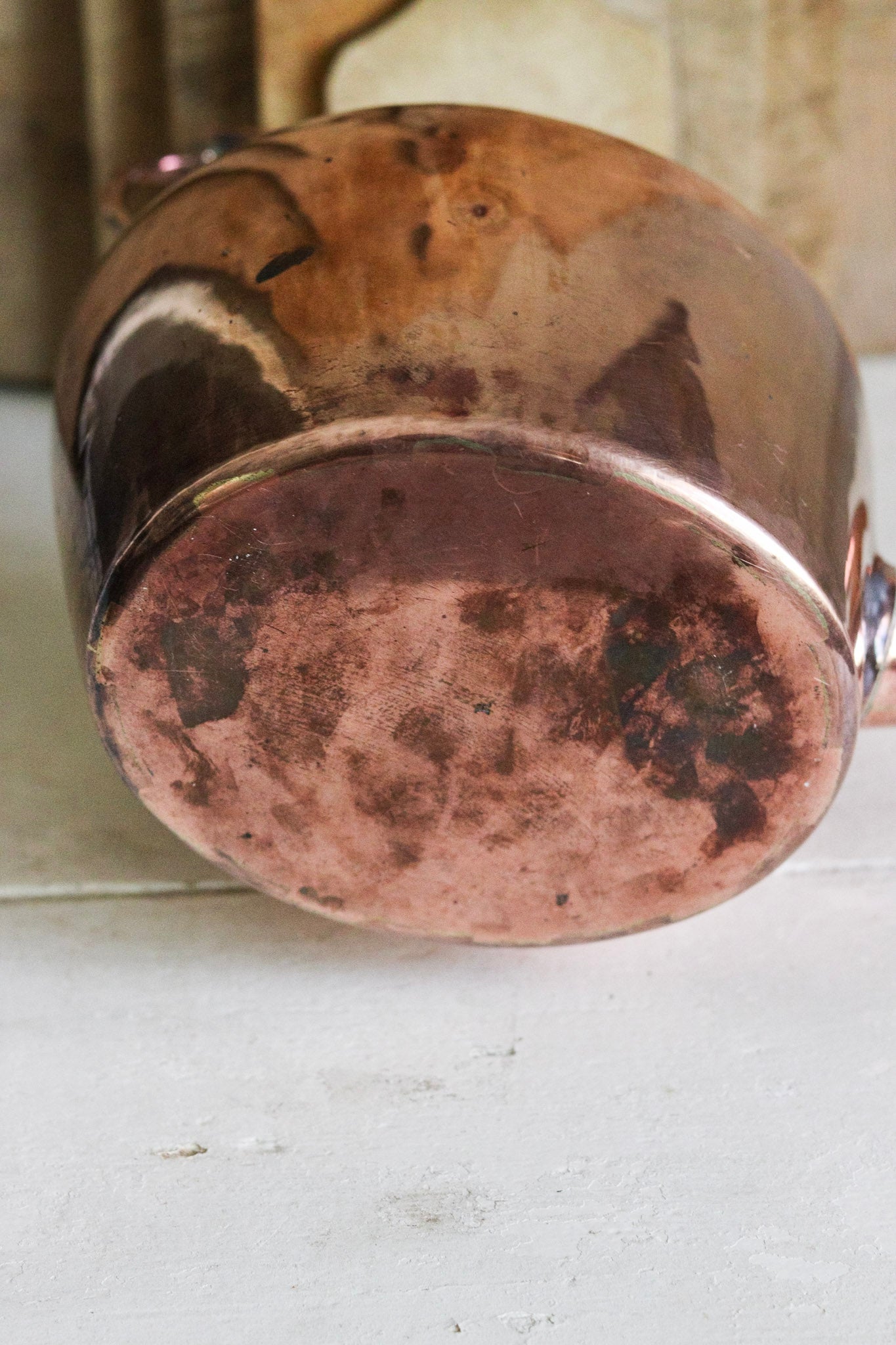 Large Antique English Copper Kettle