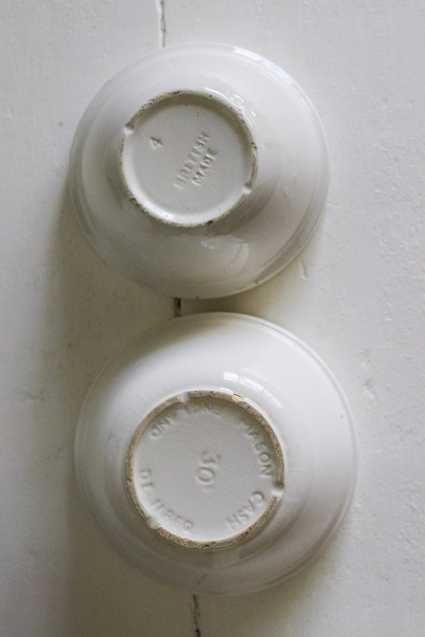 Pair of Vintage English Pudding Bowls No.5