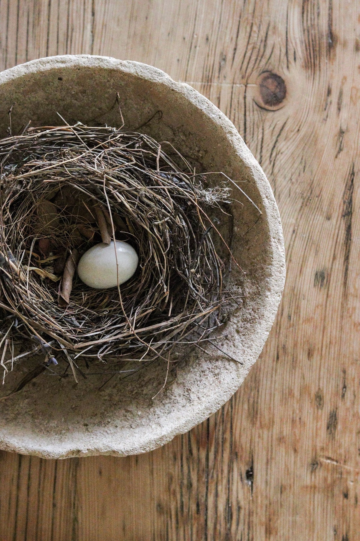 Vintage European Earthenware Nesting Bowl