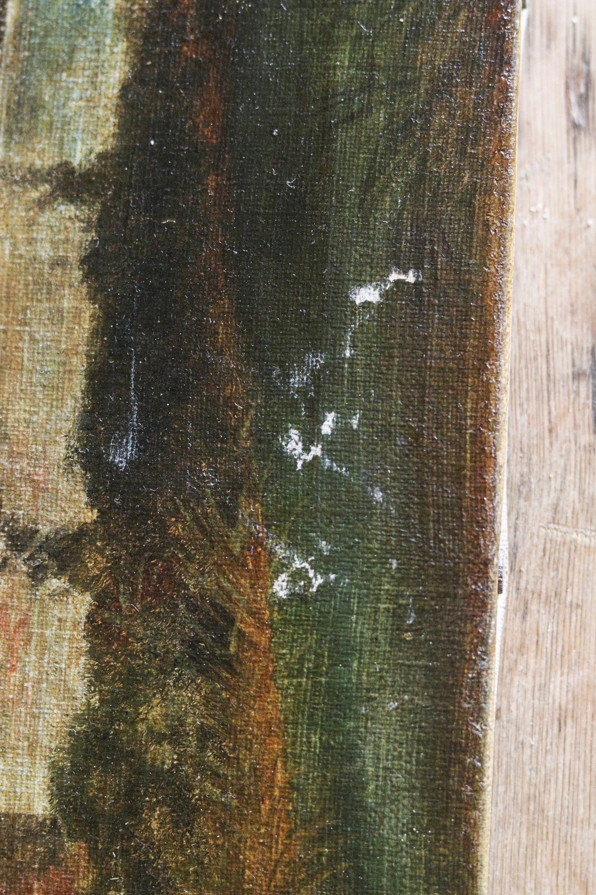 English Church Oil Painting