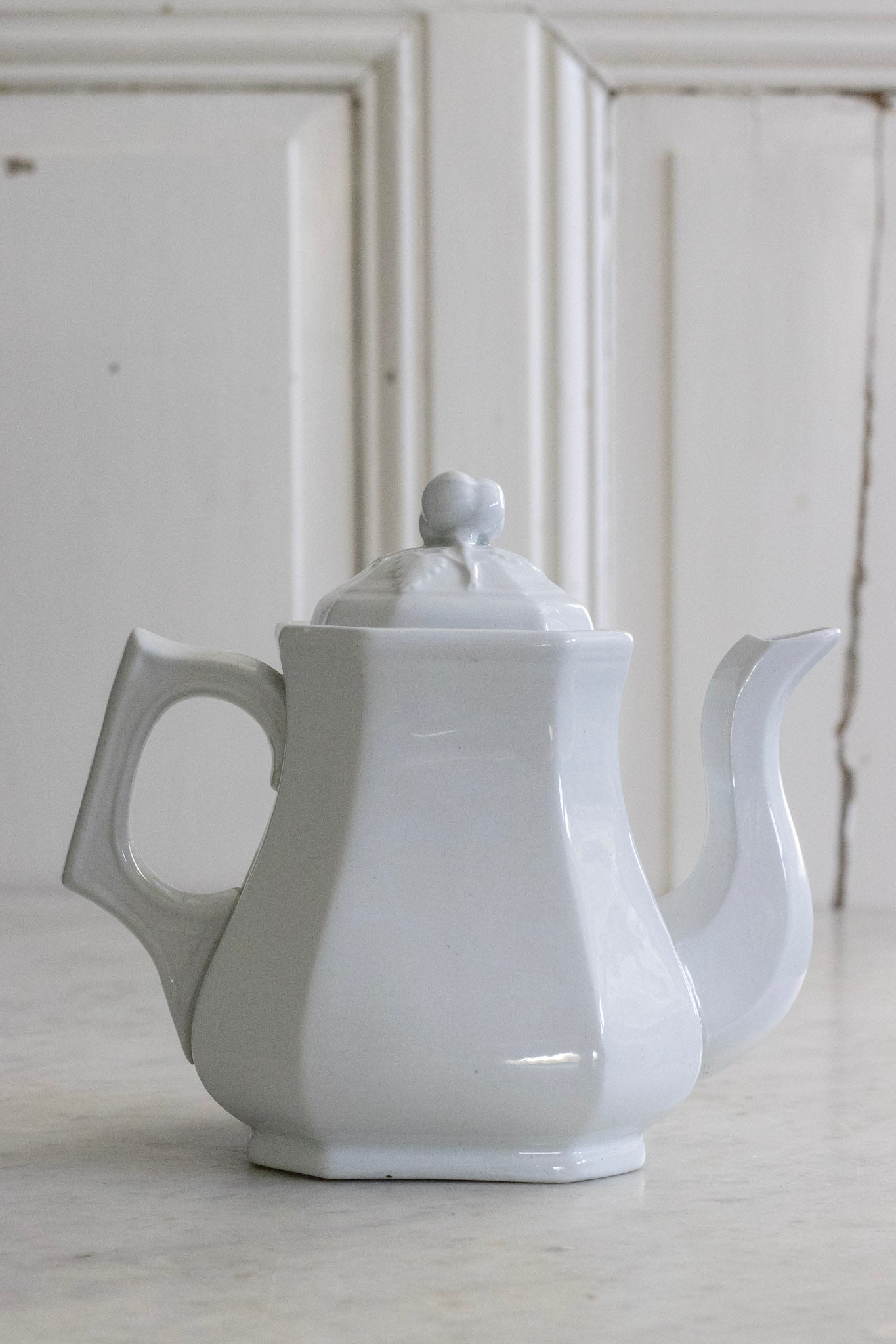 Antique Ironstone Coffee Pot