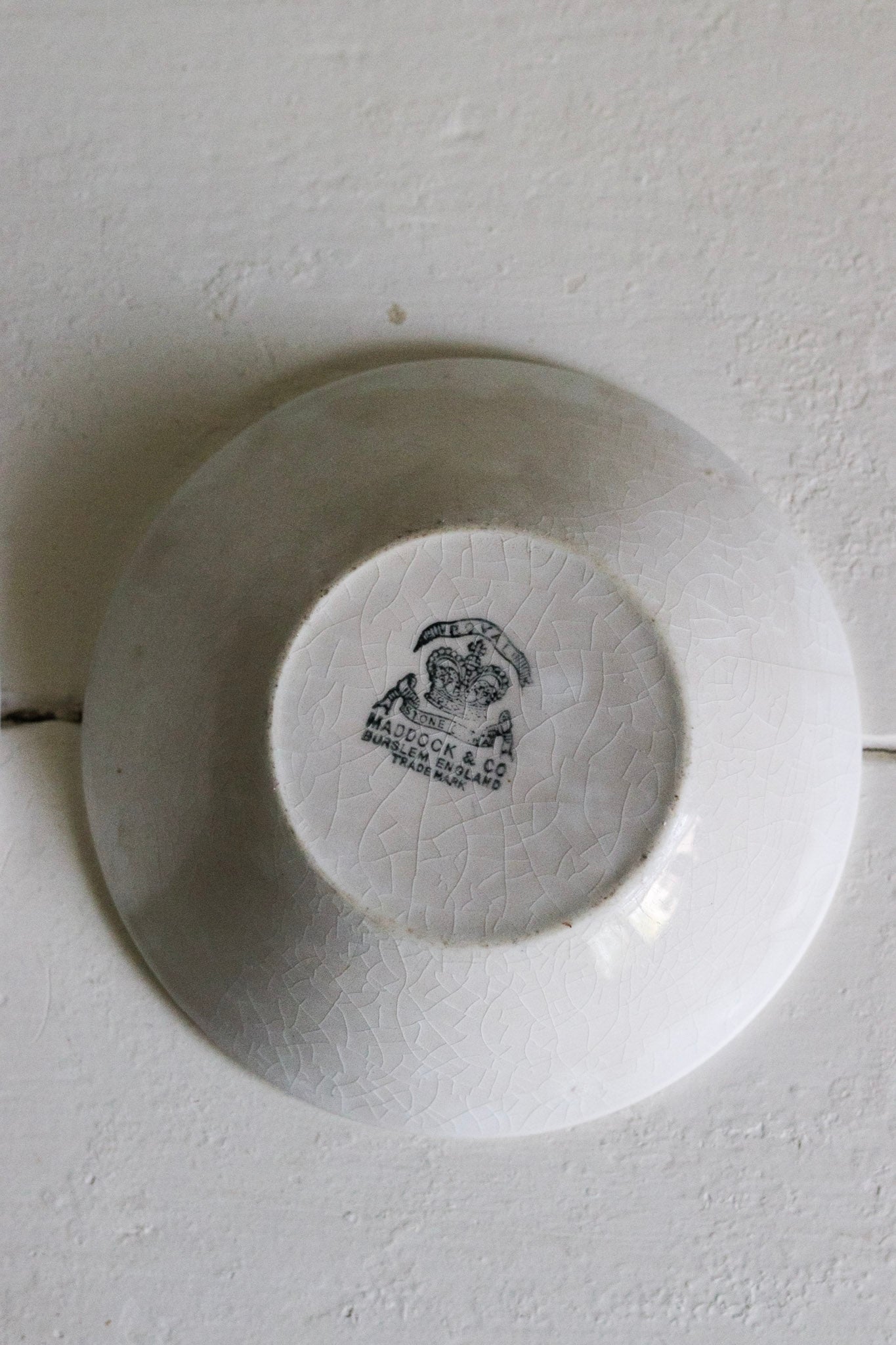 Antique Ironstone Fruit Plates - Set of Three