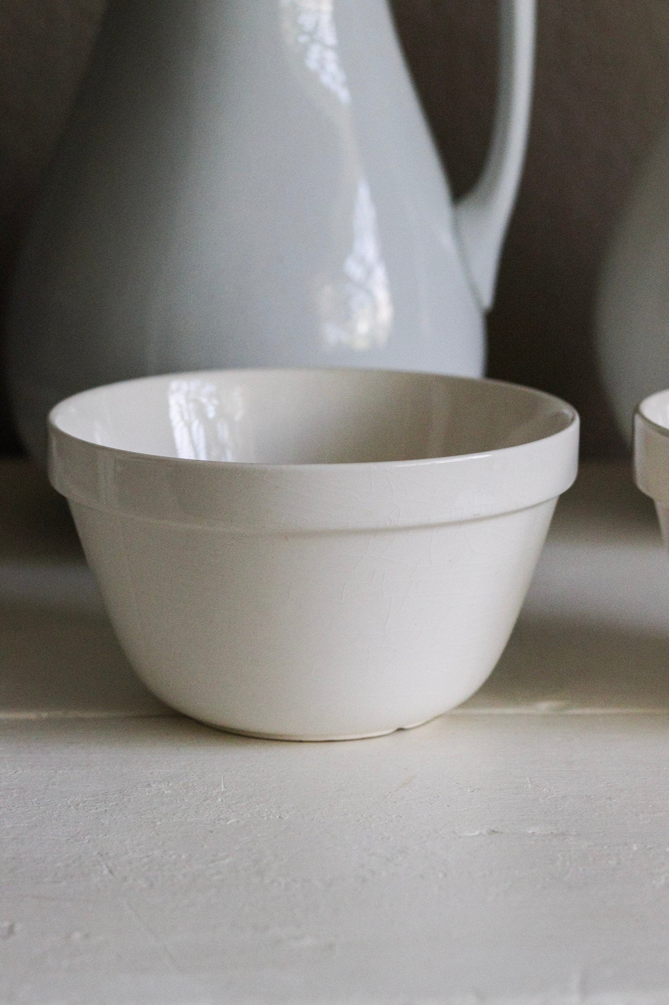Pair of Vintage English Pudding Bowls No.5