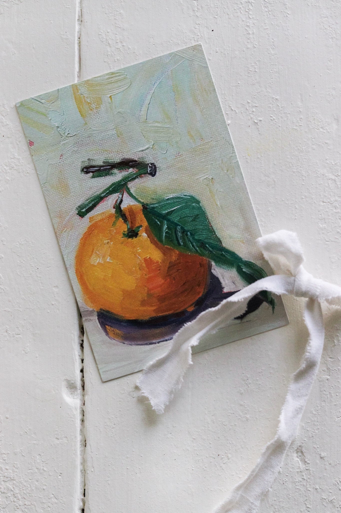 Leafy Mandarin Postcard