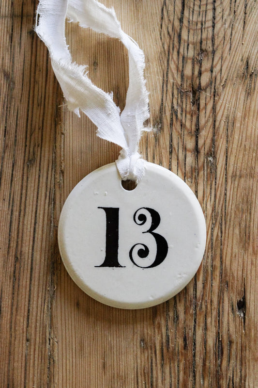 Antique Wine Cellar Number - No.13