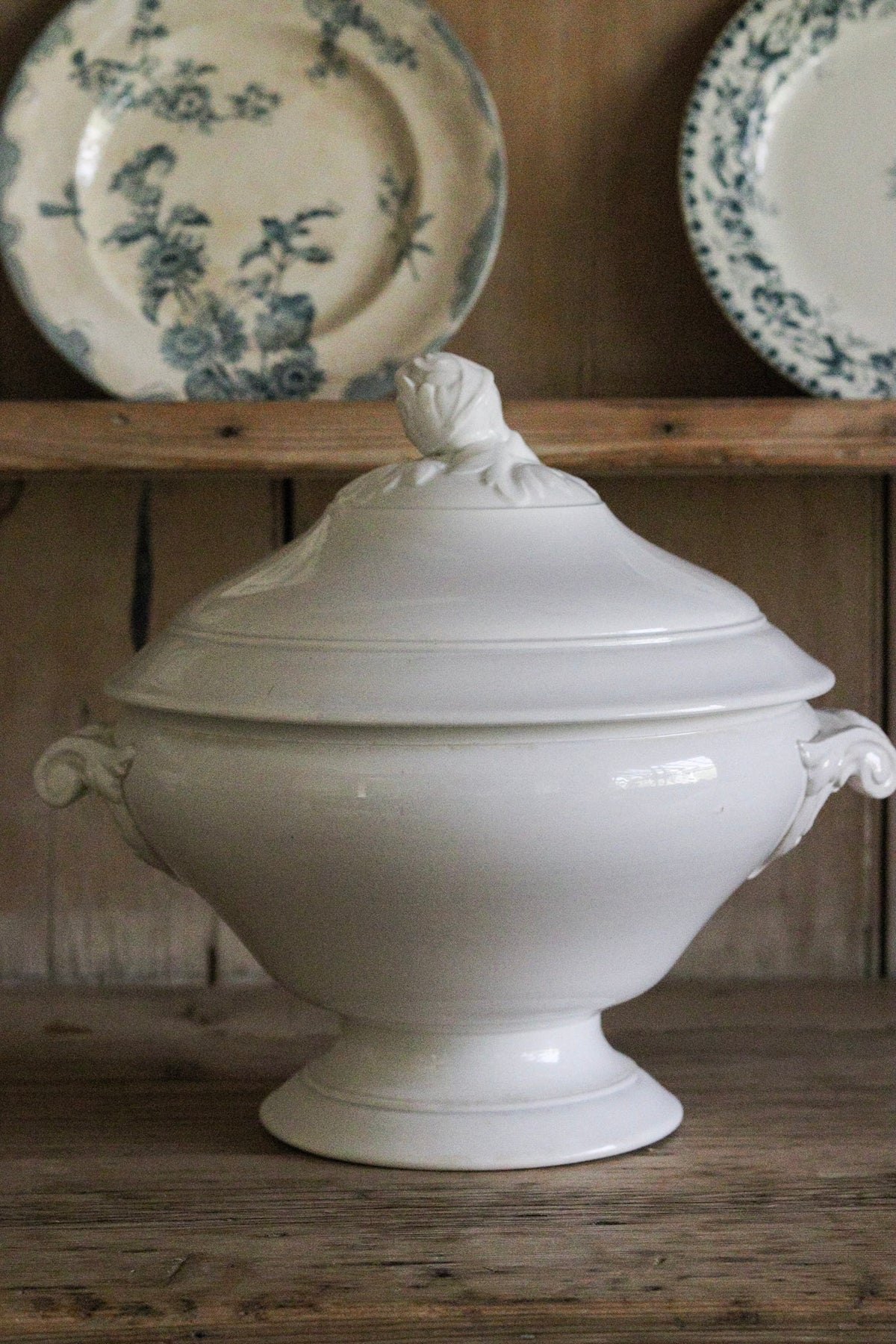 Antique French Ironstone Tureen