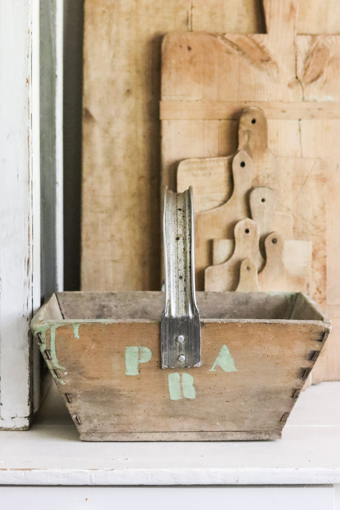 Vintage French Champagne Trug