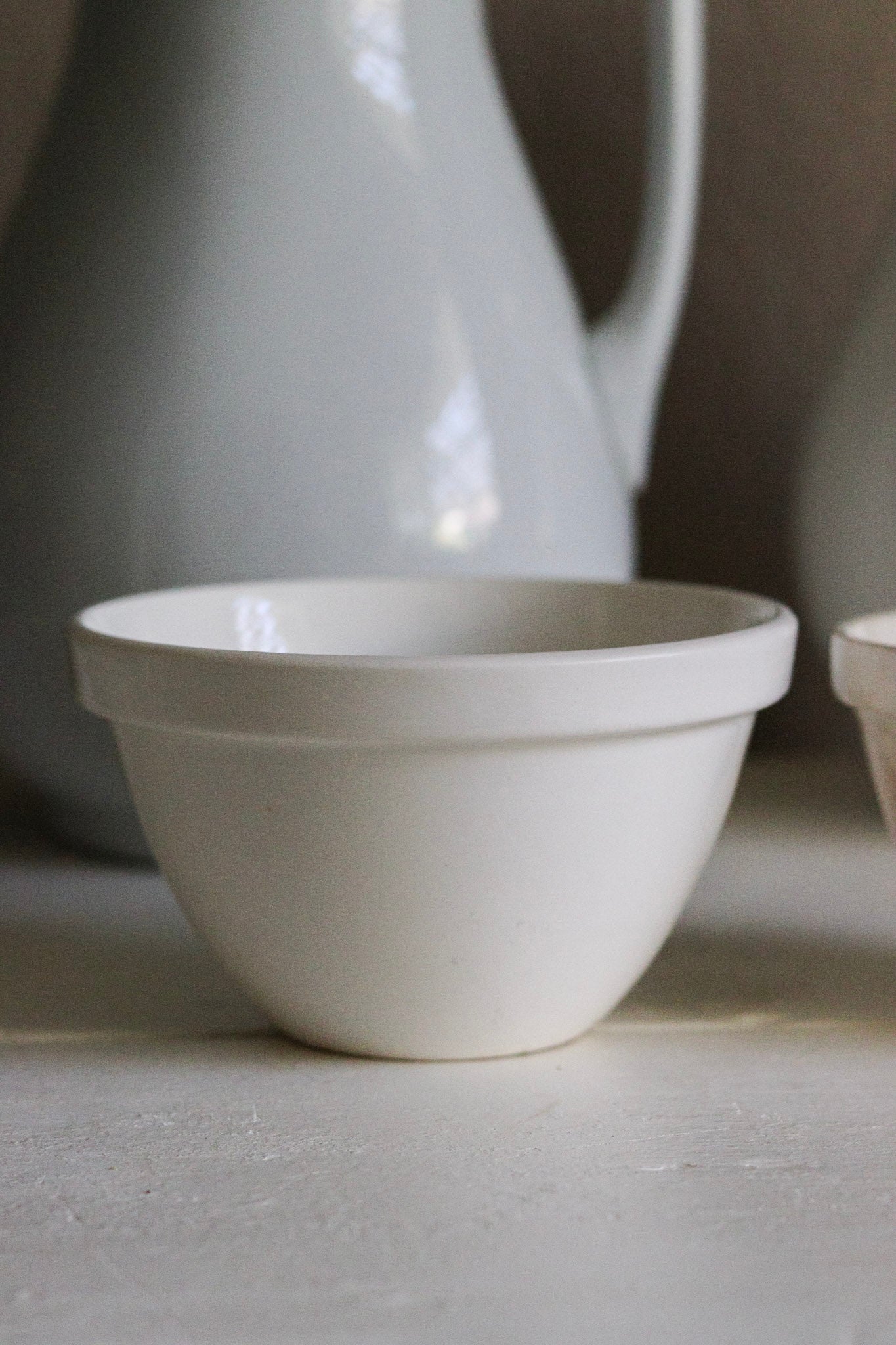 Vintage English Pudding Bowls - Set of Two