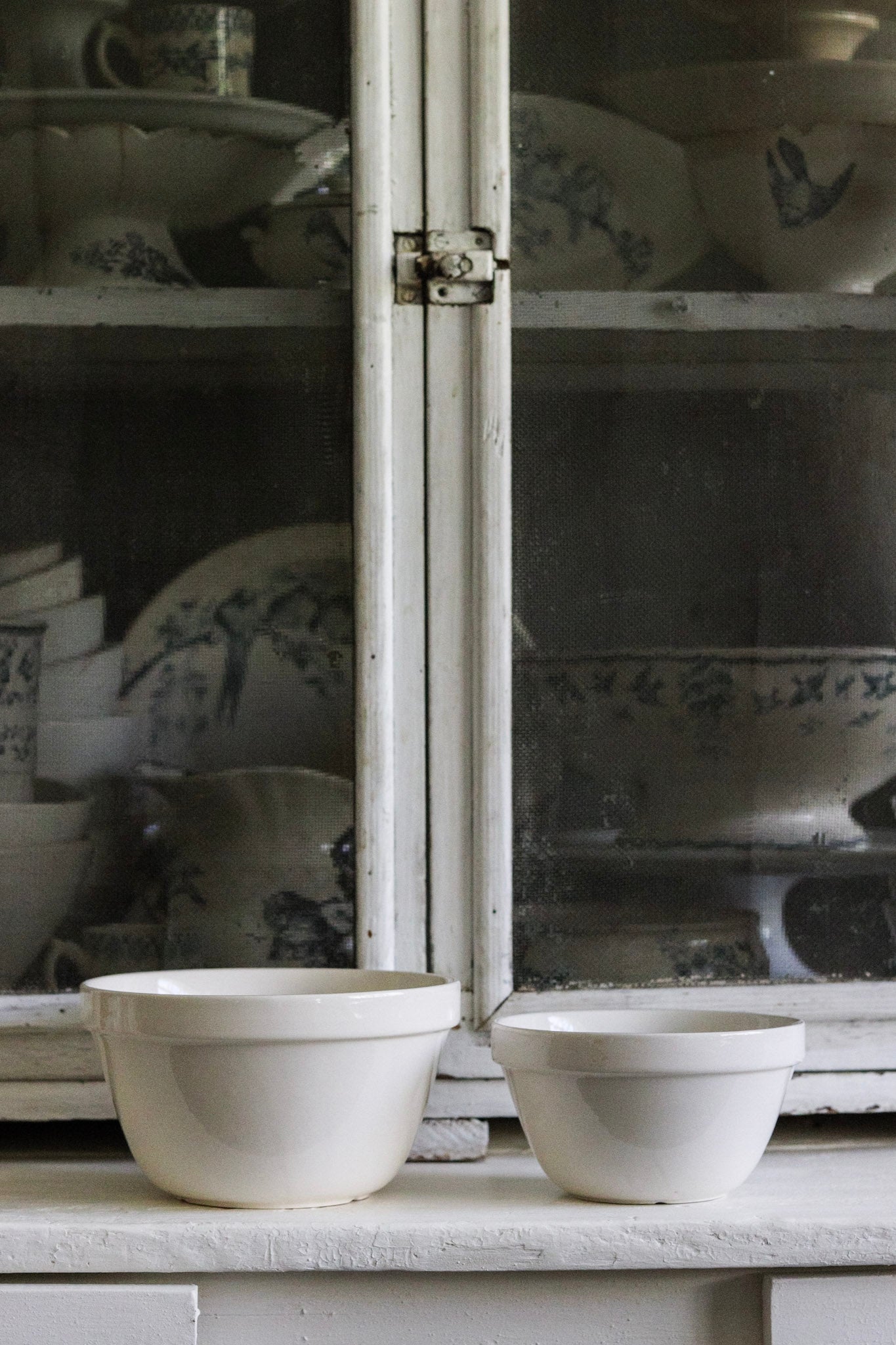 Pair of Vintage English Pudding Bowls No.5