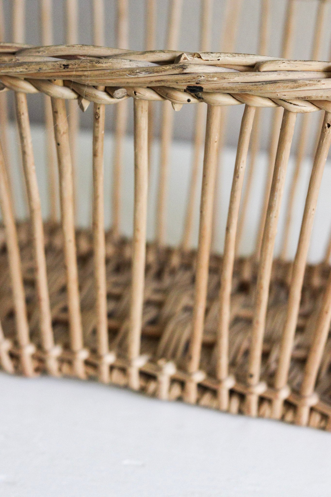 Petite Vintage French Boulangerie Basket