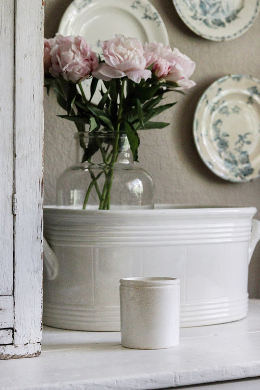 Antique English Maling Pot