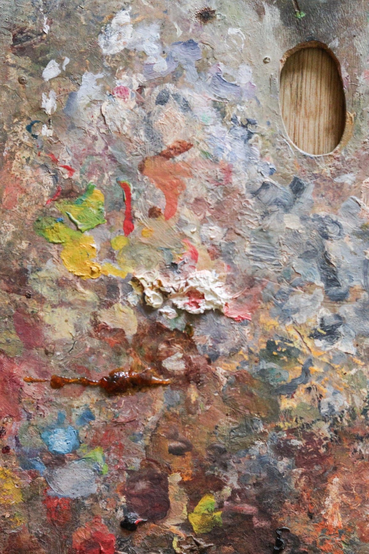 Large English Artist Palette