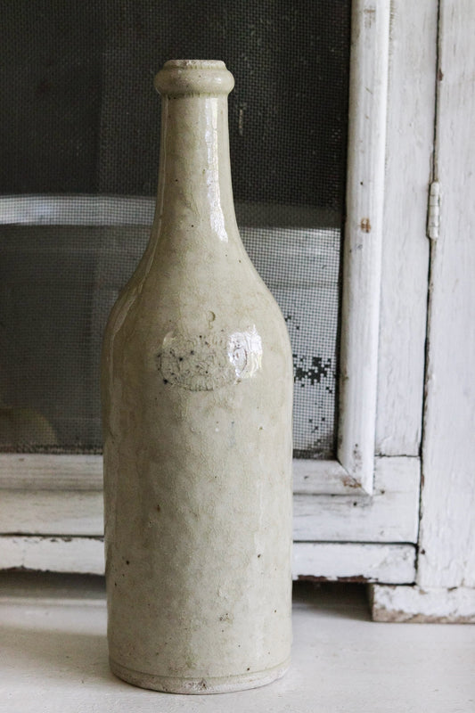 Vintage French Stoneware Bottle No.1