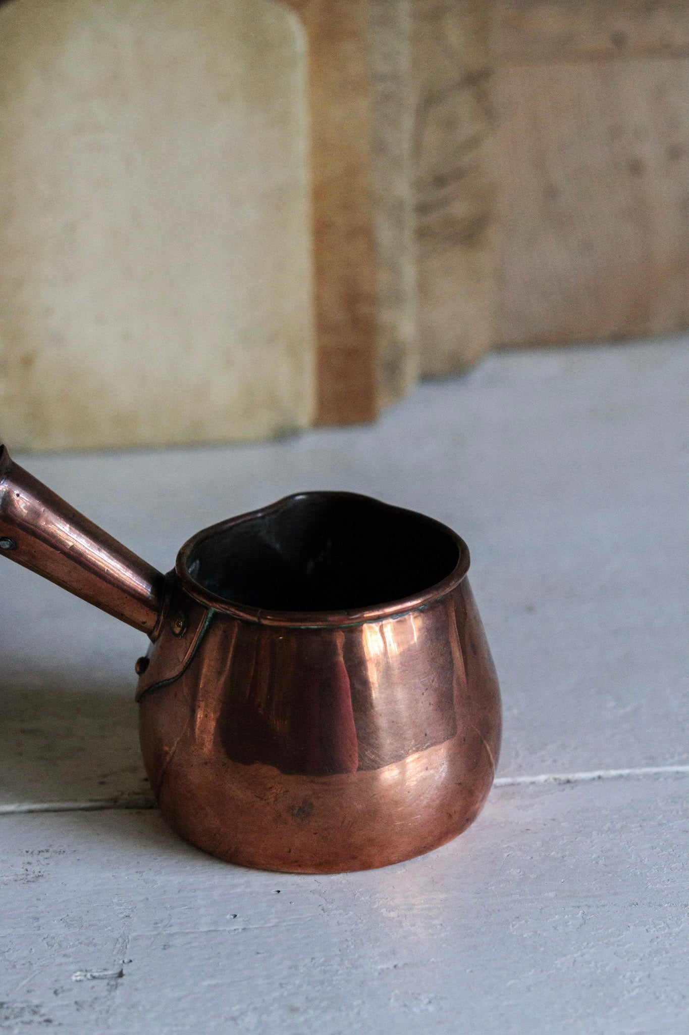 Petite Antique English Hot Cocoa Pot