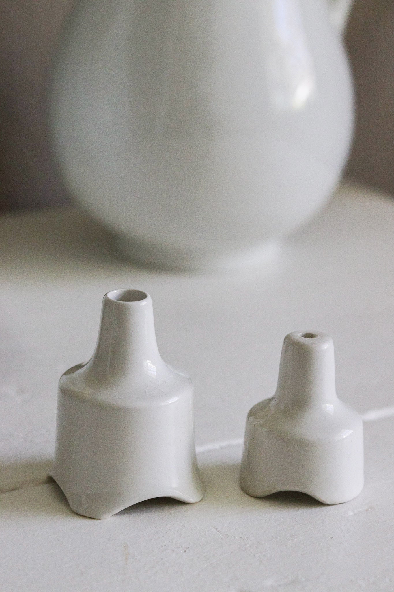 Pair of Vintage English Pie Funnels No.3