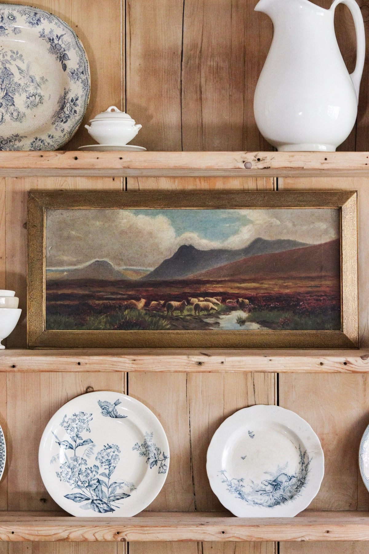 Sheep on the Highland Moor Oil Painting