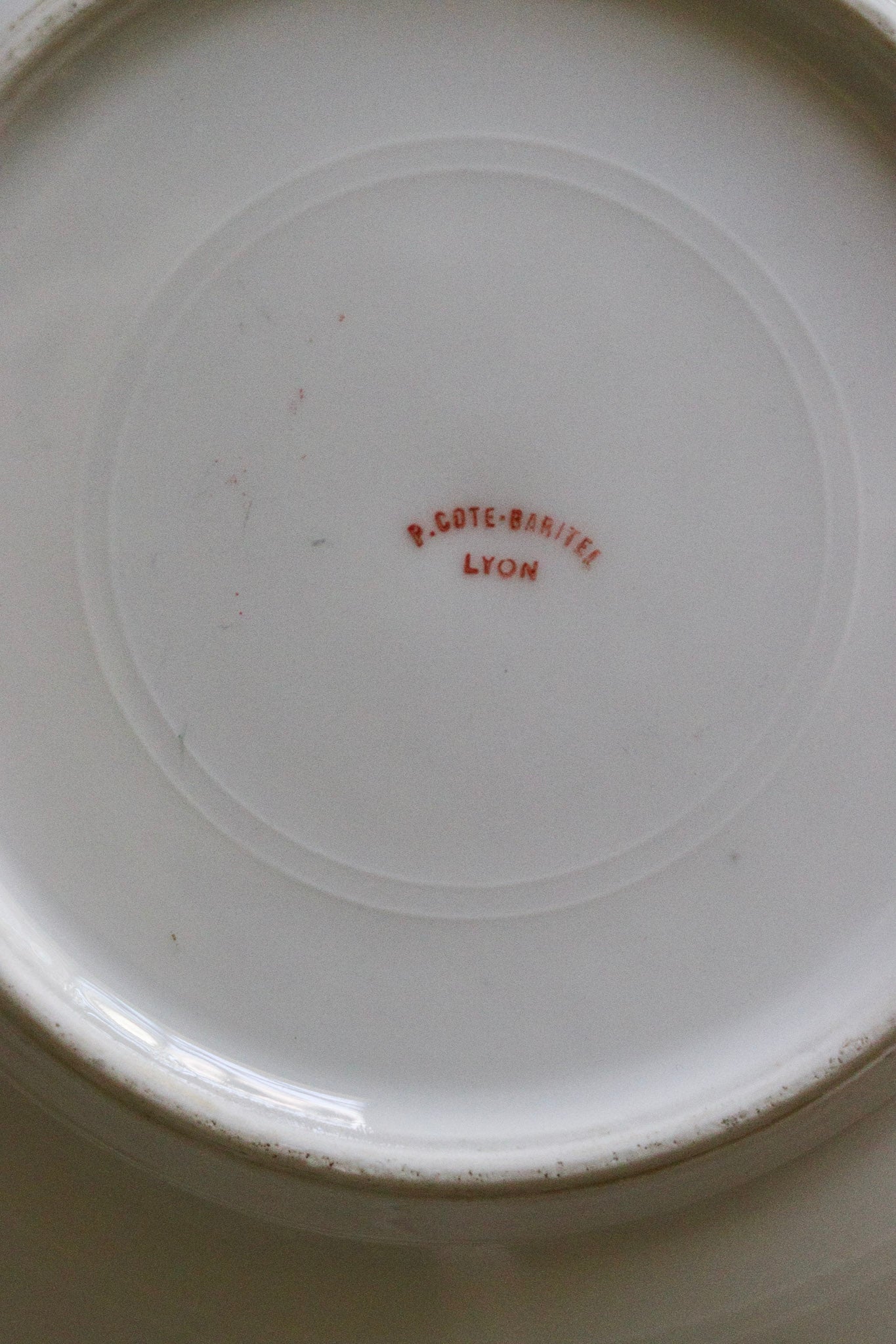 Vintage French Hotel China  - Plate No.2