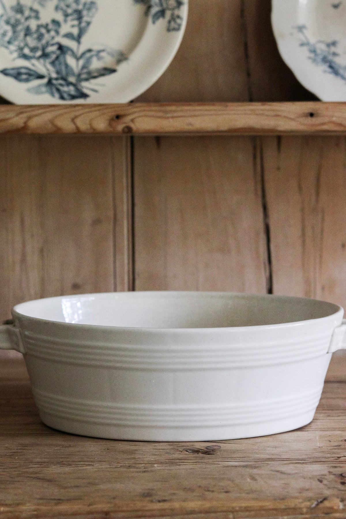 Antique Dutch Banded Cream Pail