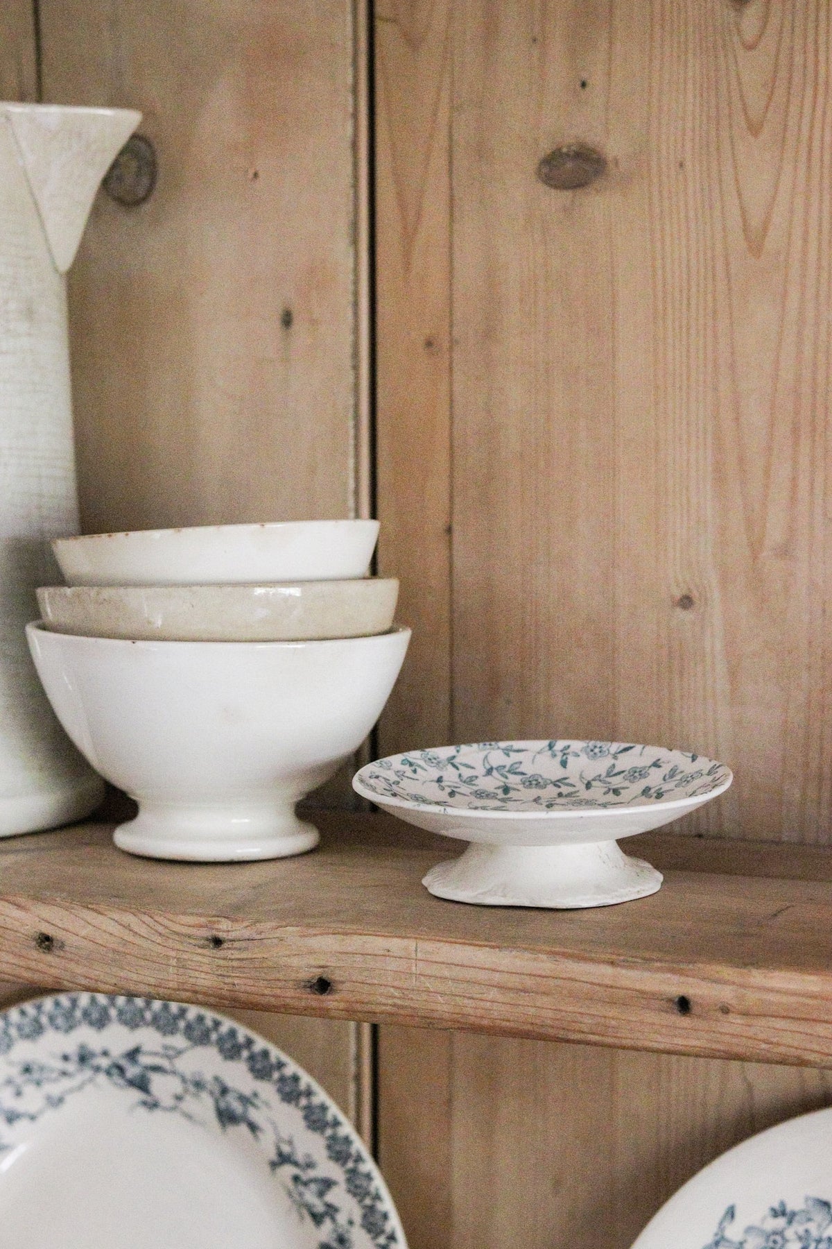 Very Petite English Transferware Cake Plate