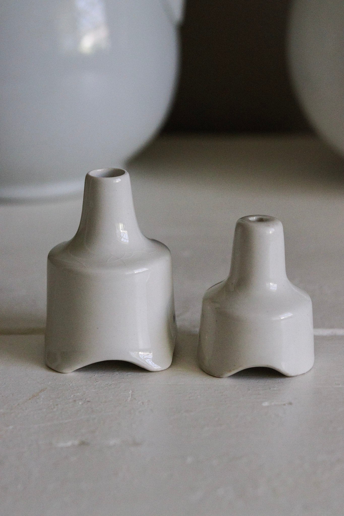 Pair of Vintage English Pie Funnels No.3
