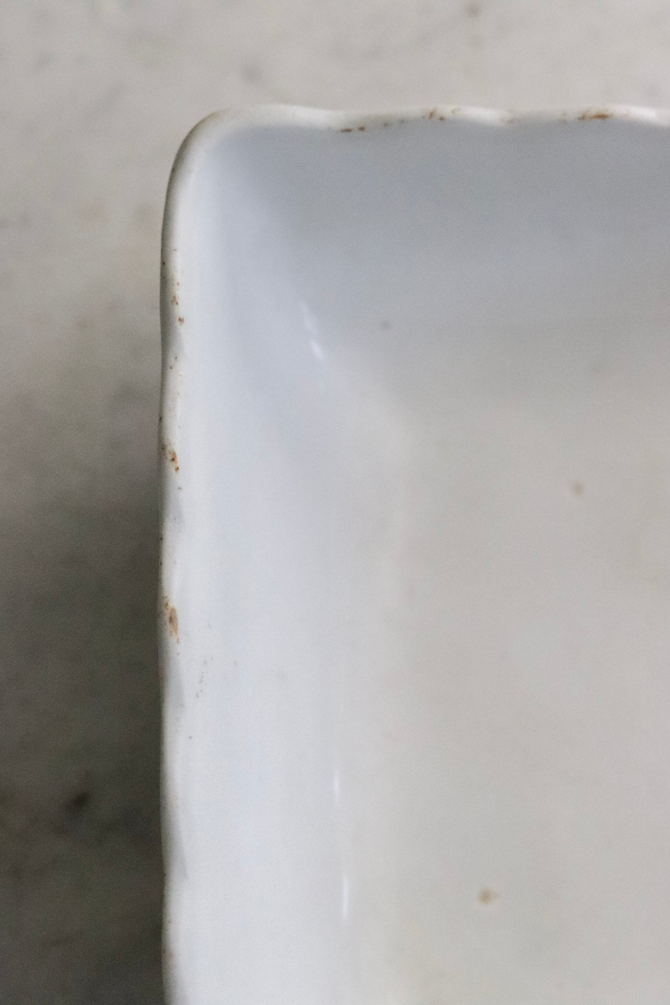Antique Ironstone Ladyfinger Bowl