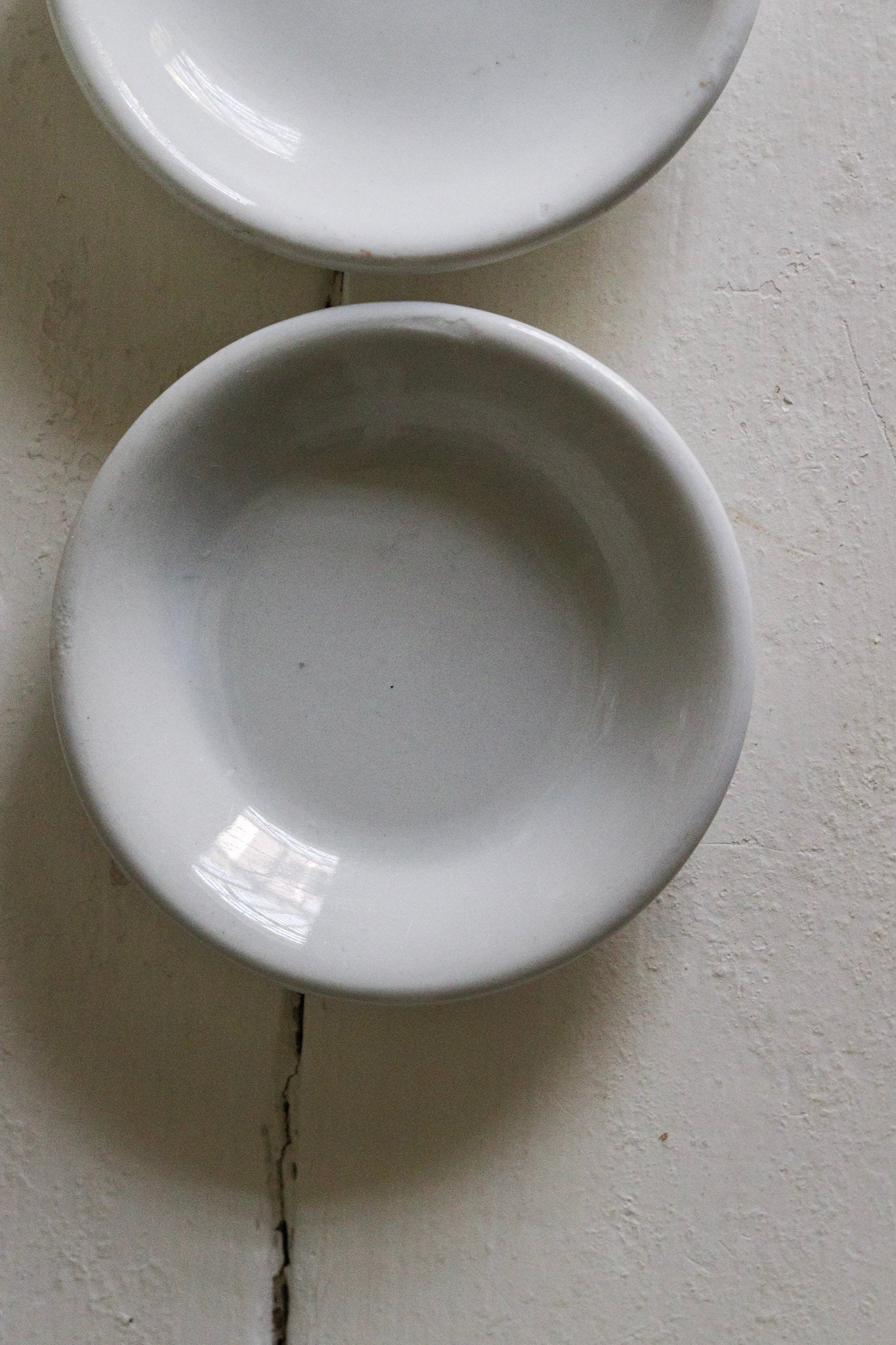 Antique Ironstone Fruit Plates - Set of Three