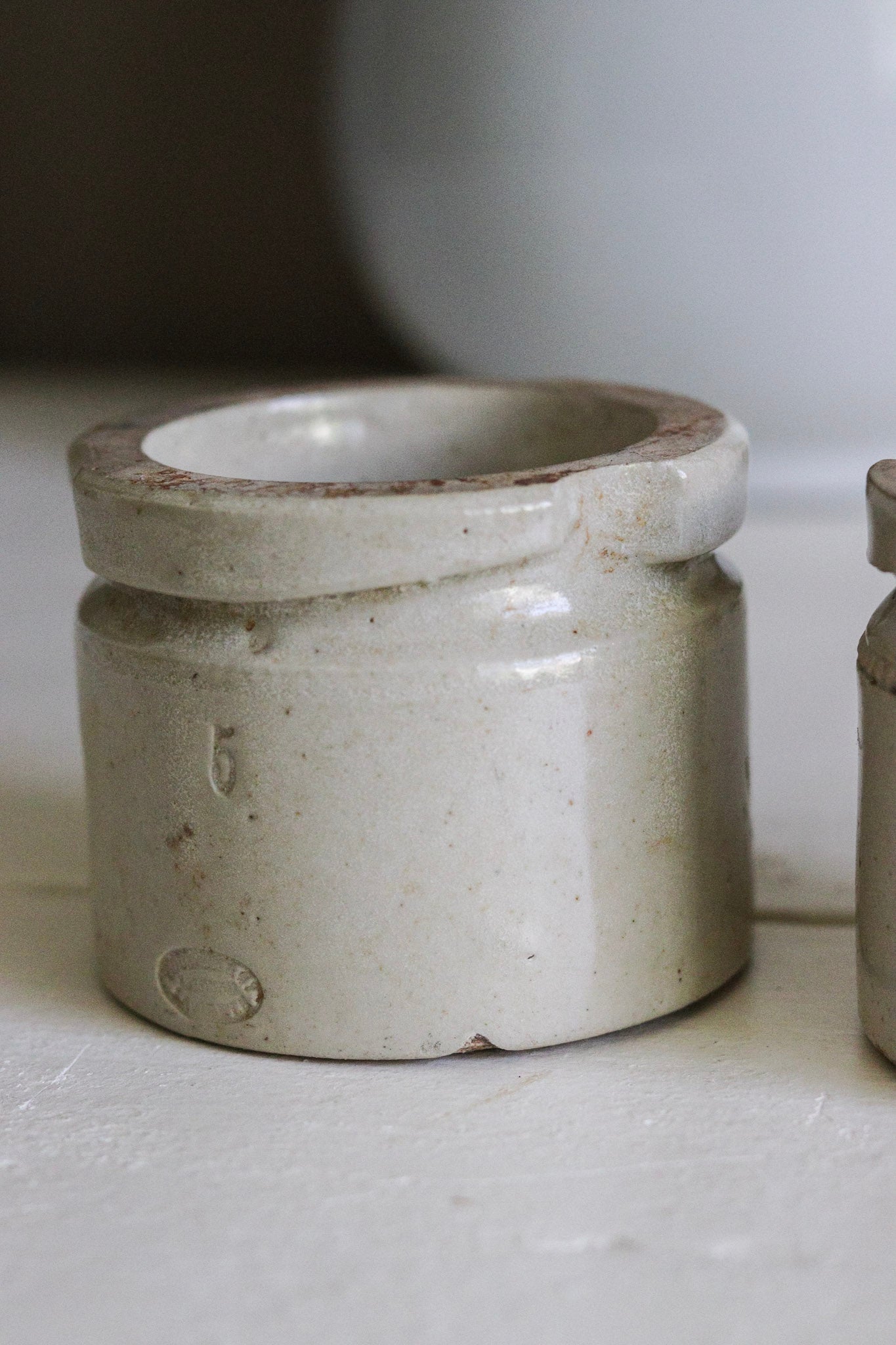 Antique English Caviar Pots - Set of Three