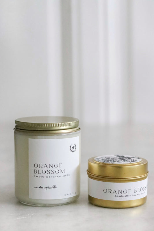 Orange Blossom Soy Candle