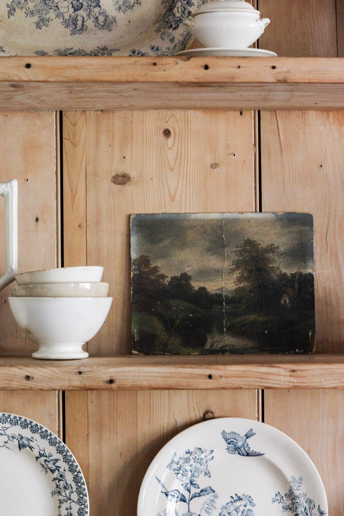 The River Cottage Oil Painting