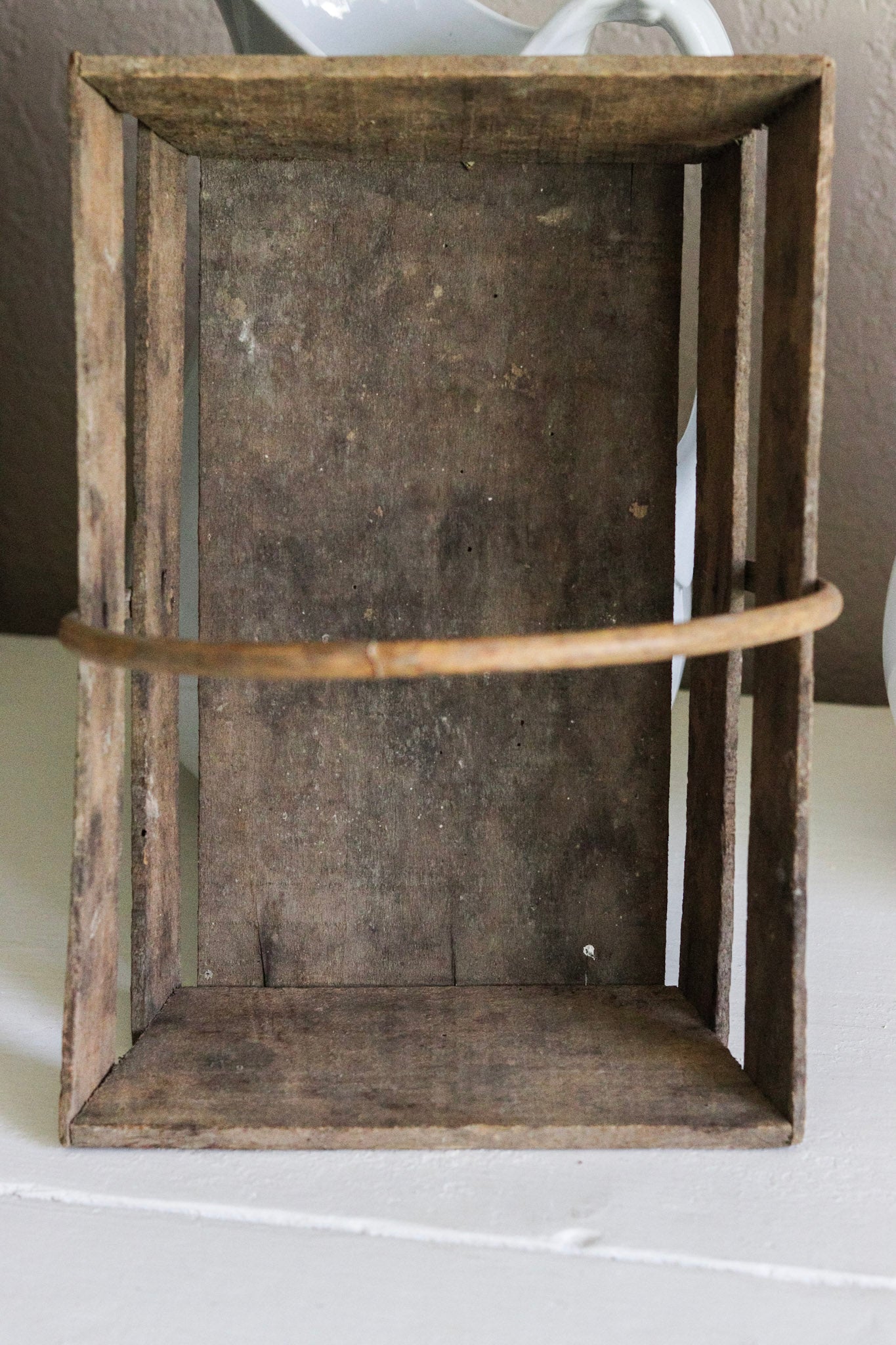 Rustic Vintage French Trug No.1
