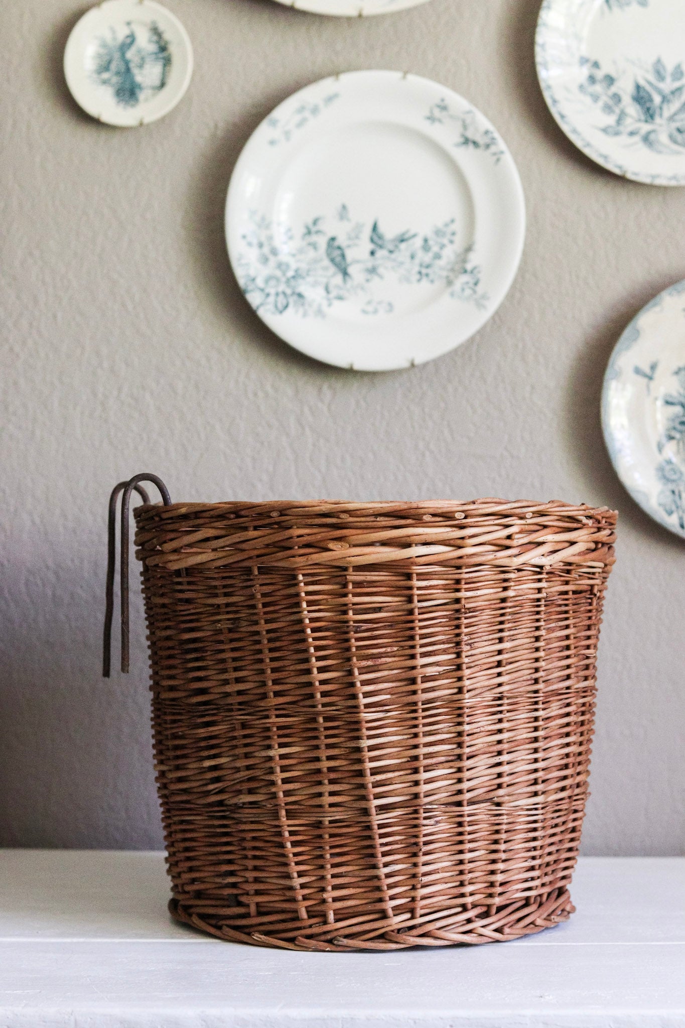 Vintage European Bike Basket